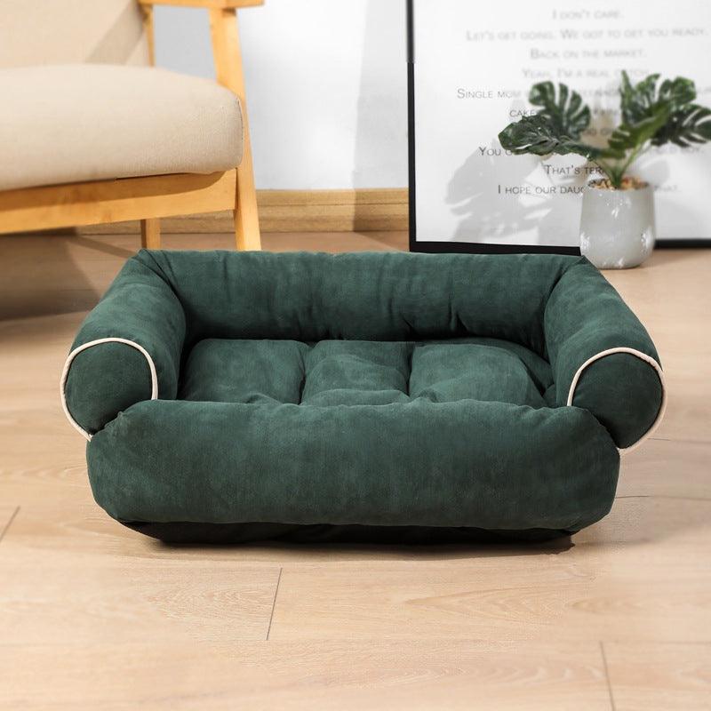Luxury Plush Pet Sofa Bed - Cozy Haven For Dogs And Cats